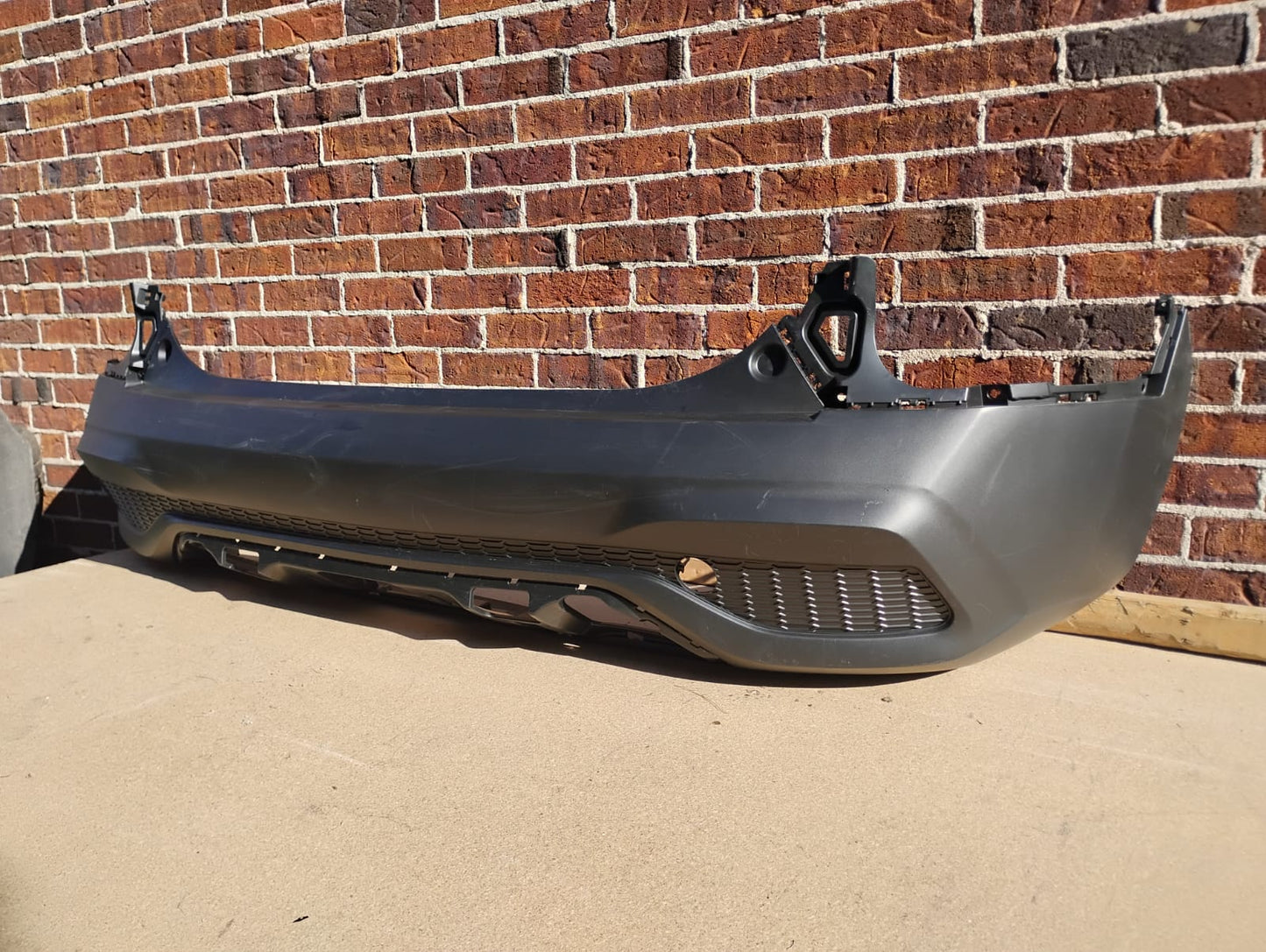 KIA SELTOS 2021 2023 Rear bumper cover LX|S|SX TURBO; FWD; w/Chrome Center Moulding;