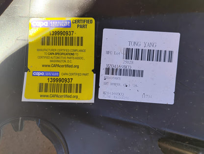 MAZDA CX-3 2019 2021 Front bumper cover w/Chrome Mldg; prime