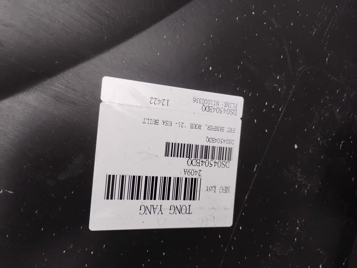 NISSAN ROGUE 2021 2023 Front bumper cover S|SL|SV; USA Built; w/o Parking Sensors; prime