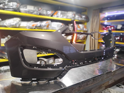 HYUNDAI SANTA FE SPORT 2013 2016 Front bumper cover upper w/o Parking Assist; prime