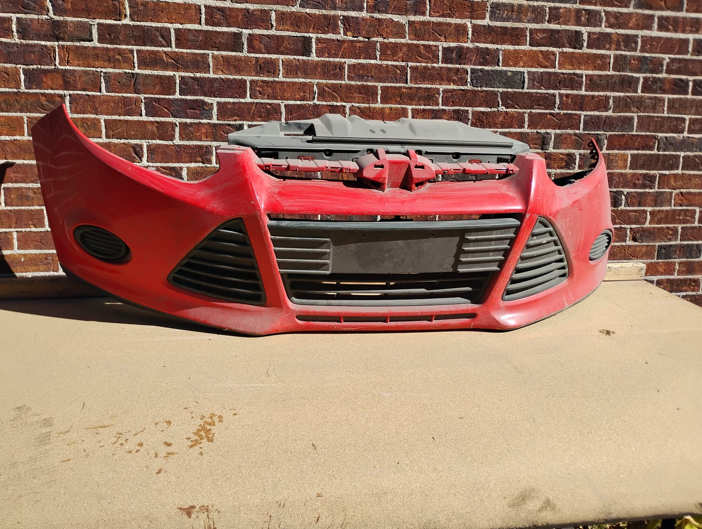 FORD FOCUS 2012 2013 Front bumper cover Sedan; prime