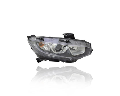 HONDA CIVIC  PASSENGER HEADLAMP ASSEMBLY HALOGEN 16-20 SEDAN/16-20 COUPE 17-20 HATCHBACK NEW!