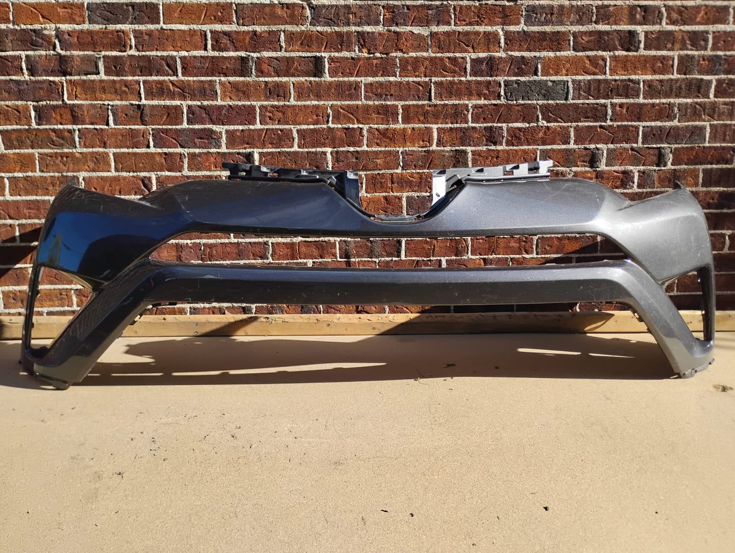 TOYOTA RAV4 2016 2018 Front bumper cover upper Japan Built; w/Park Assist; w/o Tab Holes; prime