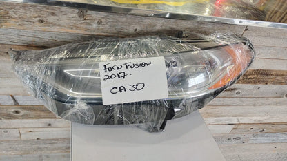 FORD FUSION 2017 2020 LT Headlamp assy composite Halogen; w/Signature Lighting