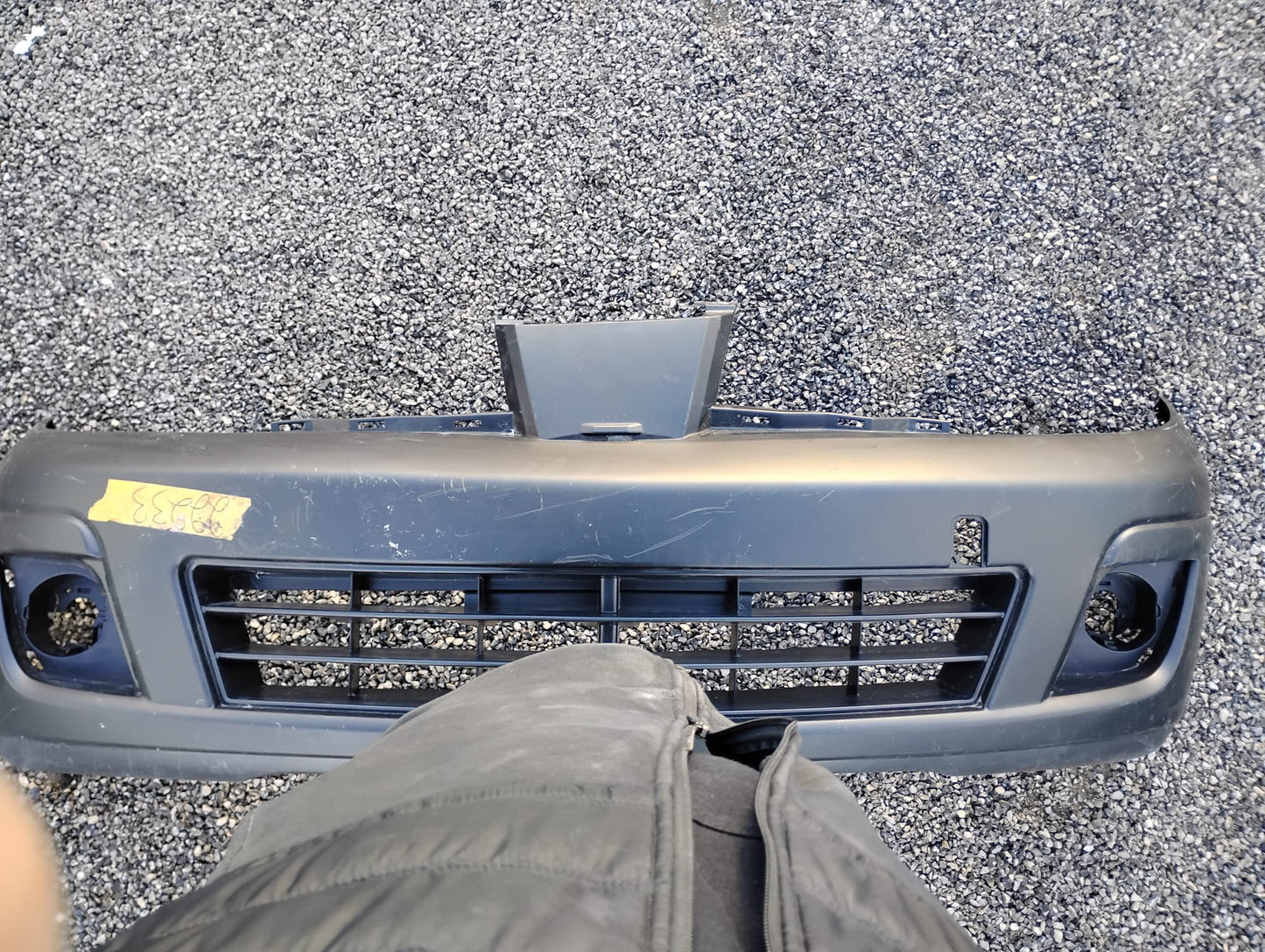 NISSAN VERSA 2007 2011 Front bumper cover Sedan; w/o Sport Pkg; w/Tie Down Hole;