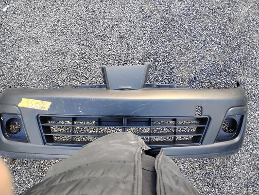 NISSAN VERSA 2007 2011 Front bumper cover Sedan; w/o Sport Pkg; w/Tie Down Hole;