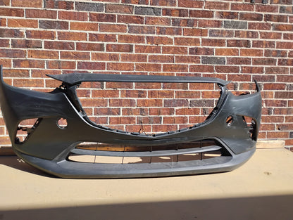 MAZDA CX-3 2016 2022 Front bumper cover w/o Chrome Mldg; Smooth Upper/Textured Center &amp; Lower; prime
