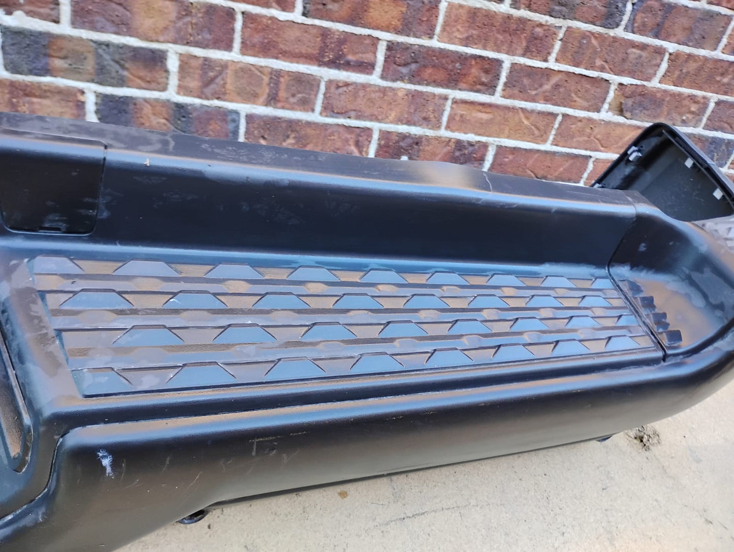 DODGE RAM 1500 2019 2022 Rear bumper assembly Exc REBEL; Single Exh; w/Adv Park; w/Parking Sensor; see notes; prime