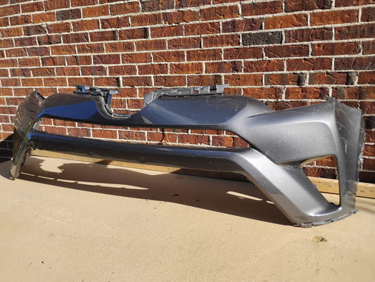 TOYOTA RAV4 2016 2018 Front bumper cover upper Japan Built; w/Park Assist; w/o Tab Holes; prime