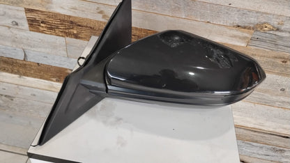 HONDA CIVIC 2017 2021 Driver Mirror outside rear view Power; Non-Heated; w/o Signal Lamp; Flat