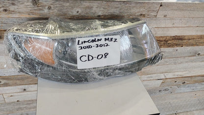 LINCOLN MKZ 2010 2012 RT Headlamp assy composite Halogen; w/Sport Appearance Pkg