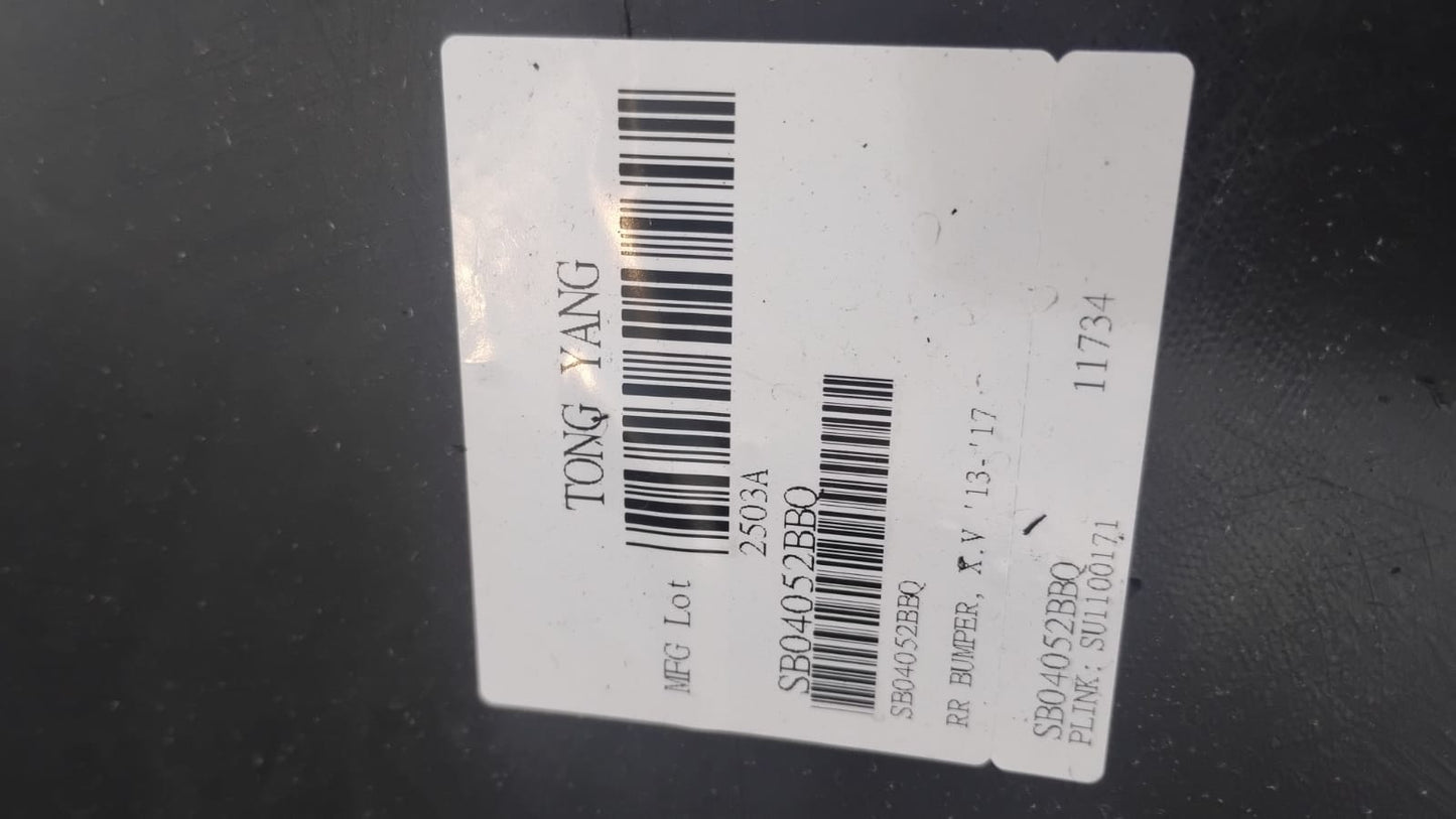 SUBARU CROSSTREK 2013-2017 REAR BUMPER