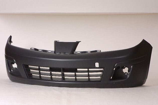 NISSAN VERSA 2007 2011 Front bumper cover Sedan; w/o Sport Pkg; w/Tie Down Hole; NEW