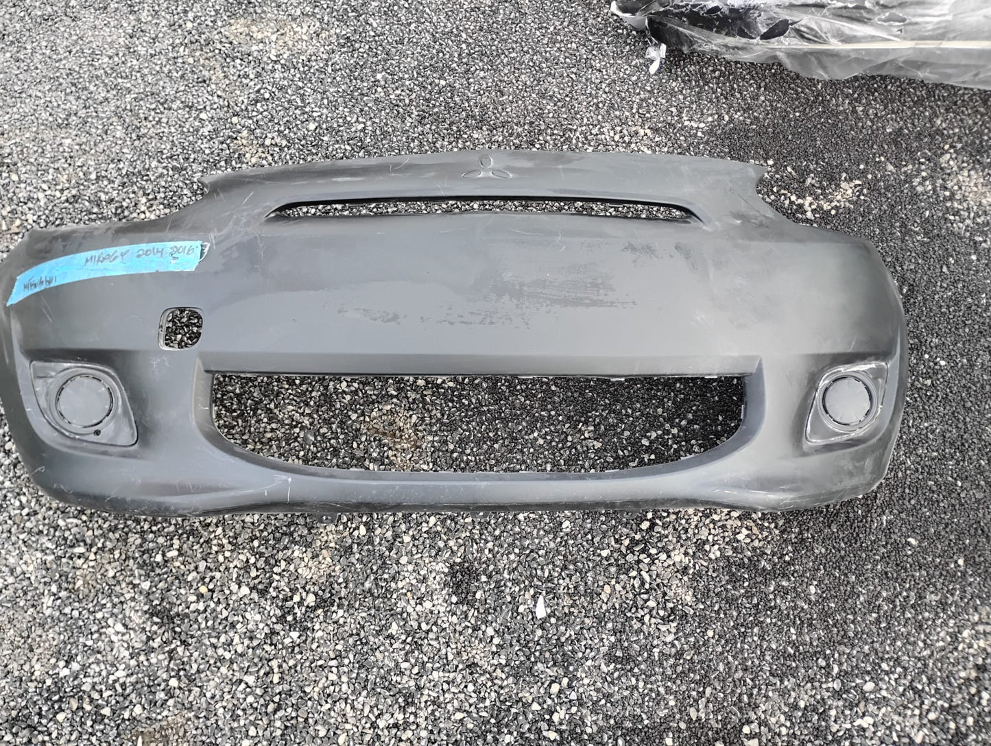MITSUBISHI MIRAGE 2014 2015 Front bumper cover w/o Fog Lamps; prime