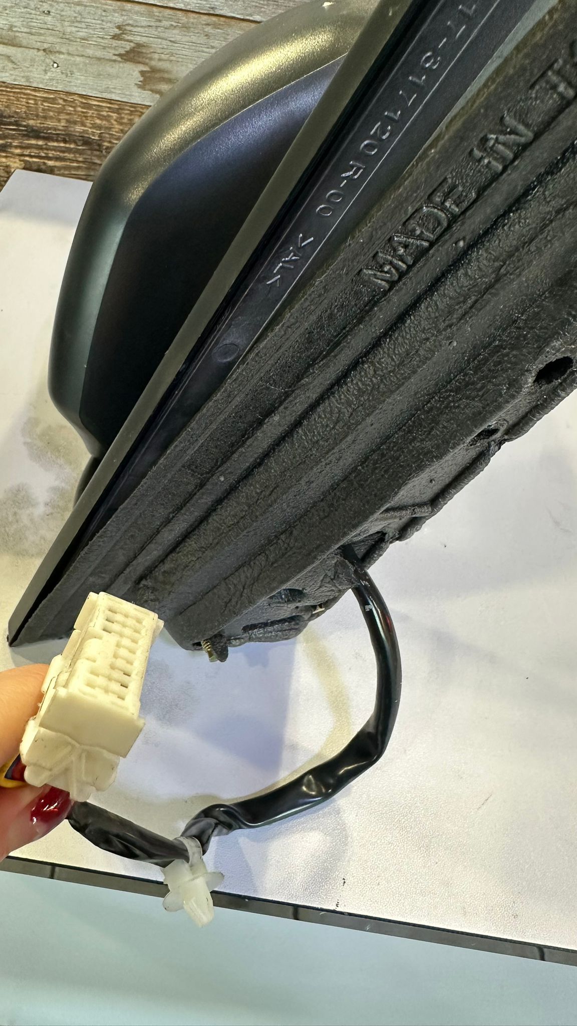 HONDA ODYSSEY 2011-2013 Passenger Mirror outside rear view LX; Power; Non-Heated; w/o Signal Lamp; PTM