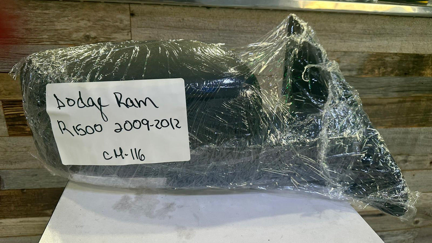 DODGE RAM PASSENGER  MIRROR P/UP 2009-2012 R1500; POWER, HEATED, TEXTURED BLAC K, W/SIGNAL LAMP, W/PUDDLE LAMP; W/O TOW PACKAGE