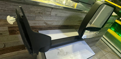 GMC EXPRESS/ SAVANA 1500 2003-2011 Passenger Mirror outside rear view Manual; Non-Heated; Dual Glass; Foldaway; Black