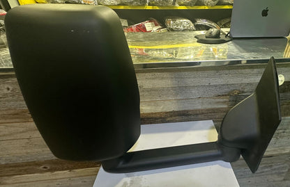GMC EXPRESS/ SAVANA 1500 2003-2011 Passenger Mirror outside rear view Manual; Non-Heated; Dual Glass; Foldaway; Black