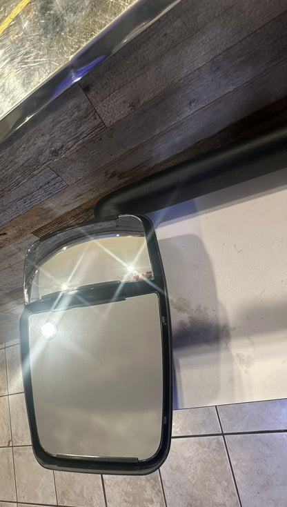 GMC EXPRESS/ SAVANA 1500 2003-2011 Passenger Mirror outside rear view Manual; Non-Heated; Dual Glass; Foldaway; Black