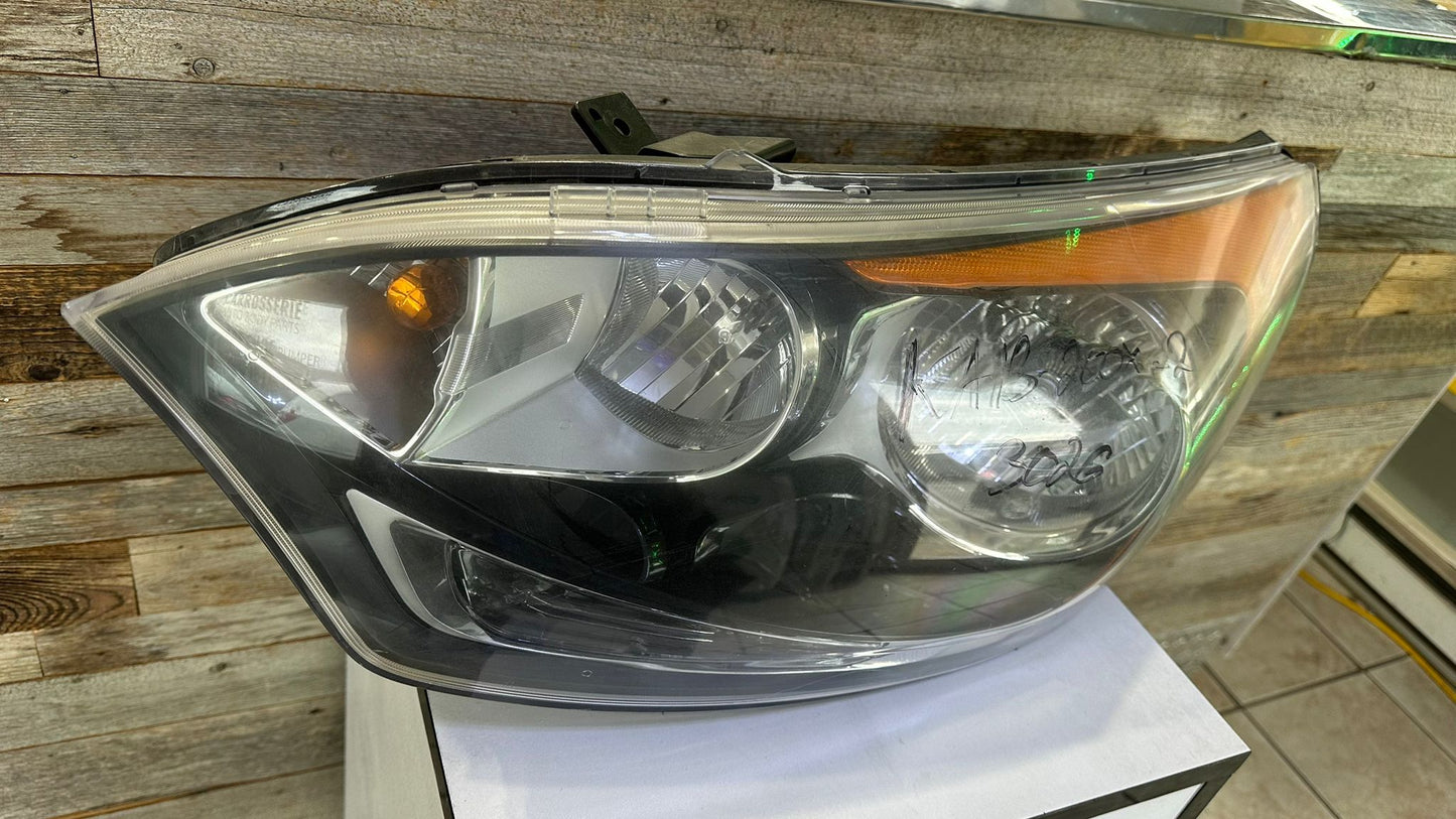 KIA RIO 2012 2017 Driver Headlamp assy composite H/B; w/o LED Position Lamp