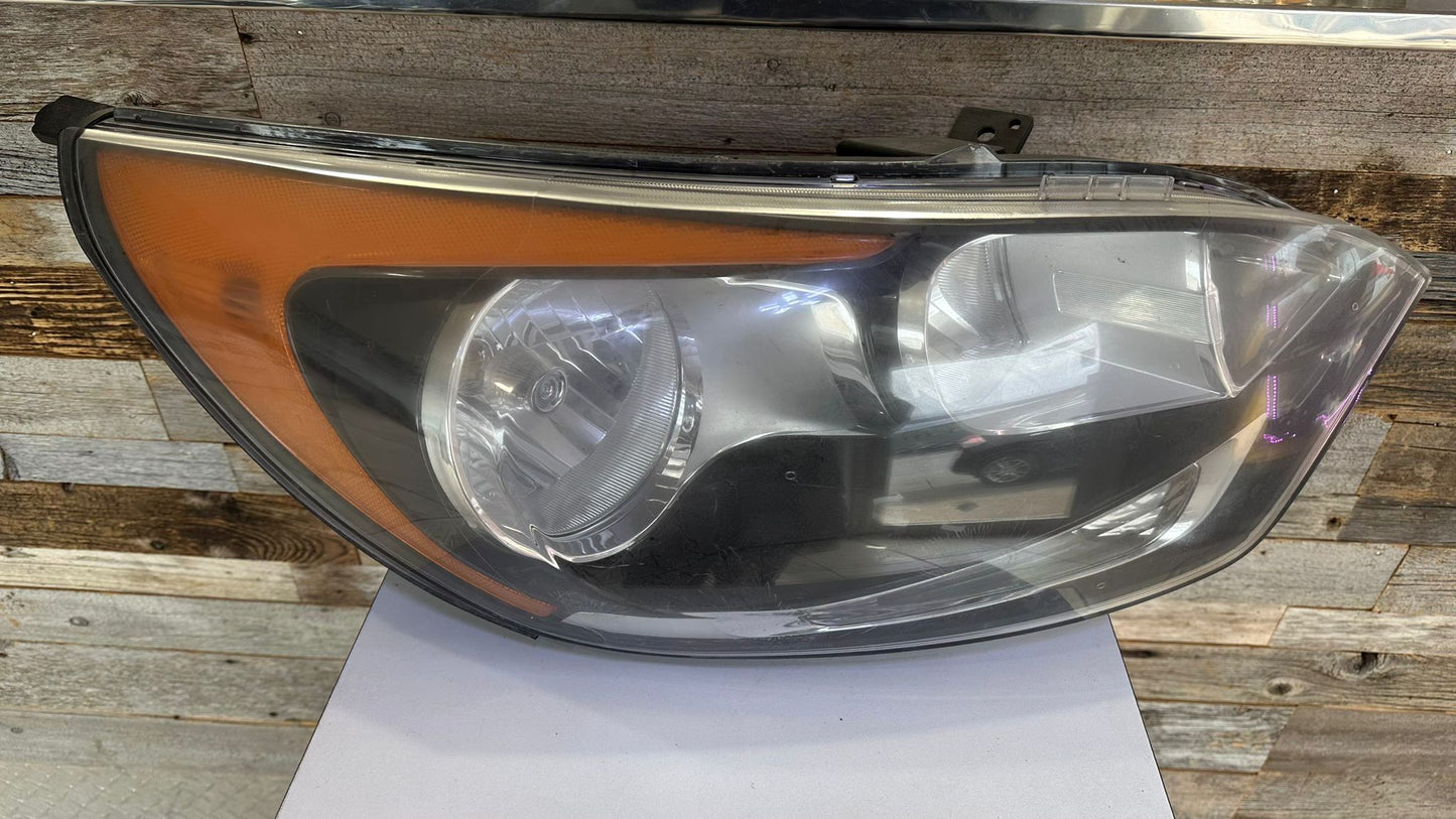 KIA RIO 2012 2017 Passenger Headlamp assy composite H/B; w/o LED Position Lamp
