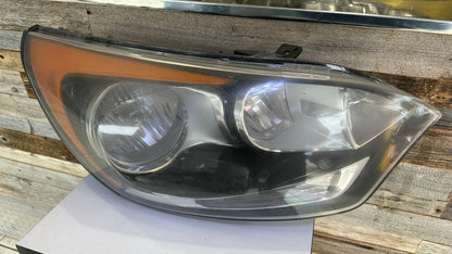 KIA RIO 2012 2017 Passenger Headlamp assy composite H/B; w/o LED Position Lamp