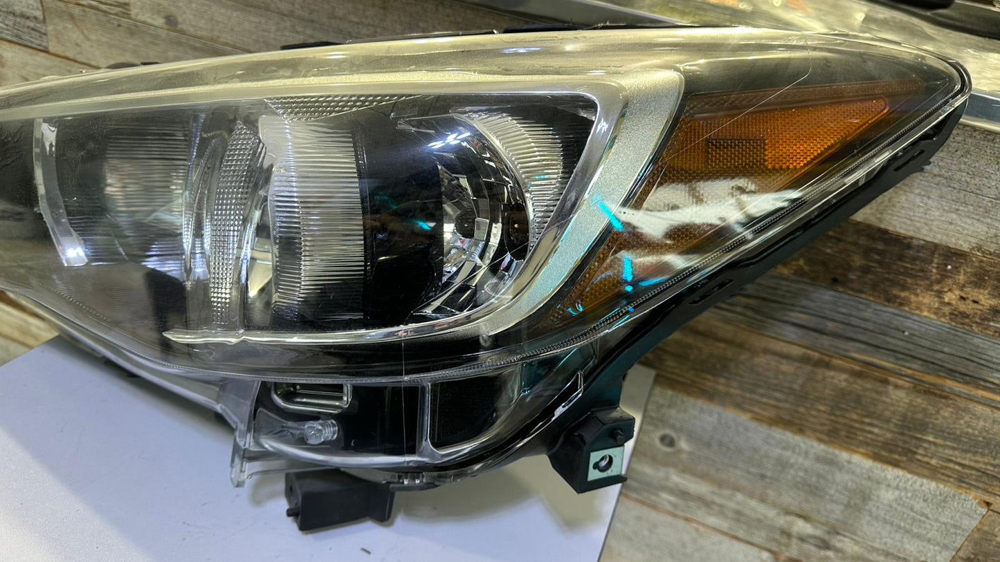 SUBARU IMPREZA 2017-2023 Driver Headlamp assy composite Sedan; Halogen