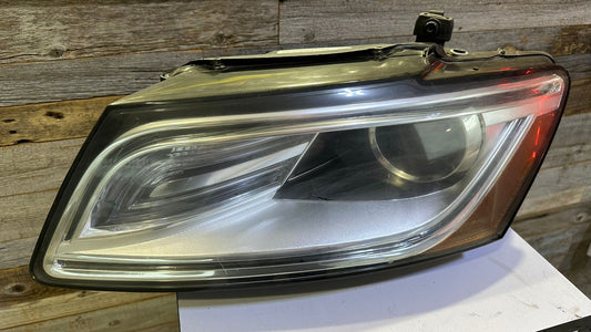 AUDI Q5 2013-2017 Driver Headlamp assy composite Bi-Xenon; w/o Curve Lighting