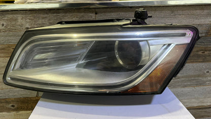 AUDI Q5 2013-2017 Driver Headlamp assy composite Bi-Xenon; w/o Curve Lighting