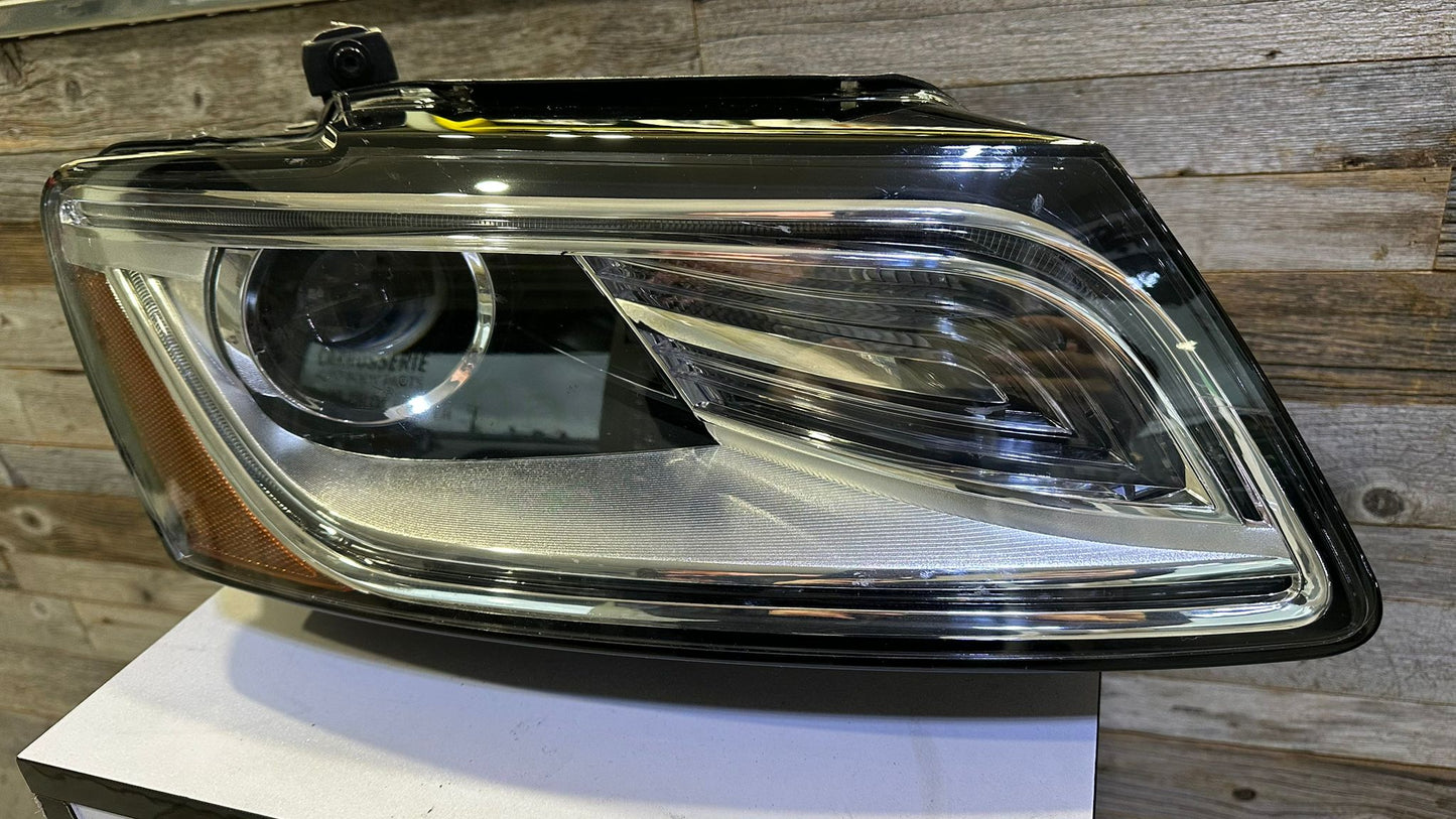 AUDI Q5 2013-2017 Passenger Headlamp assy composite Bi-Xenon; w/o Curve Lighting
