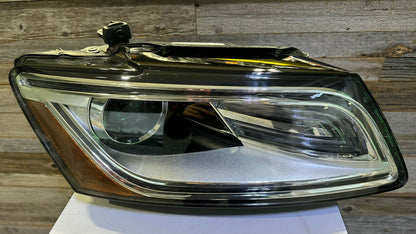 AUDI Q5 2013-2017 Passenger Headlamp assy composite Bi-Xenon; w/o Curve Lighting