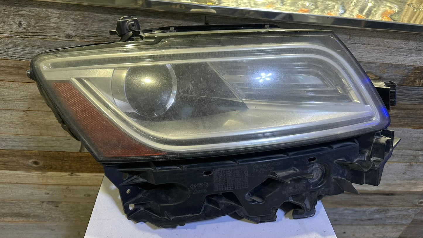 AUDI Q5 2013-2017 Passenger Headlamp assy composite Bi-Xenon; w/o Curve Lighting