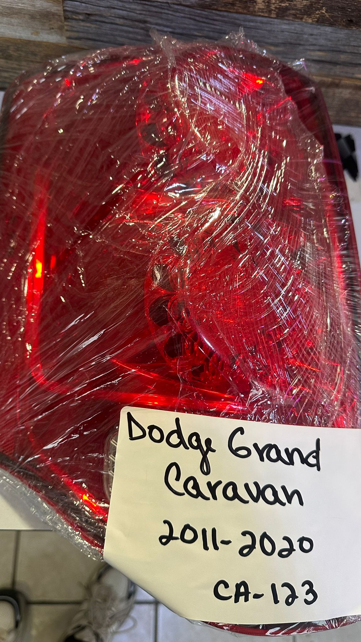 DODGE GRAND CARAVAN 2011-2020 Driver Taillamp assy LED