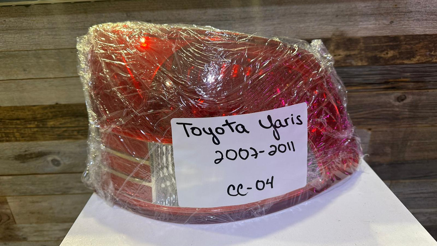 TOYOTA YARIS 2007-2011 Driver Taillamp lens/housing S; Sedan