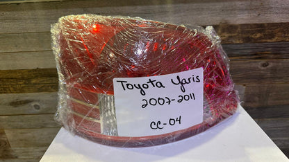 TOYOTA YARIS 2007-2011 Driver Taillamp lens/housing S; Sedan