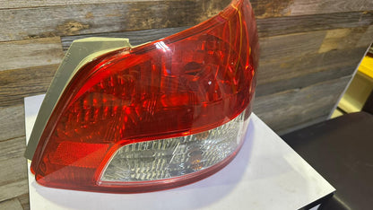 TOYOTA YARIS 2007-2011 Passenger Taillamp lens/housing S; Sedan