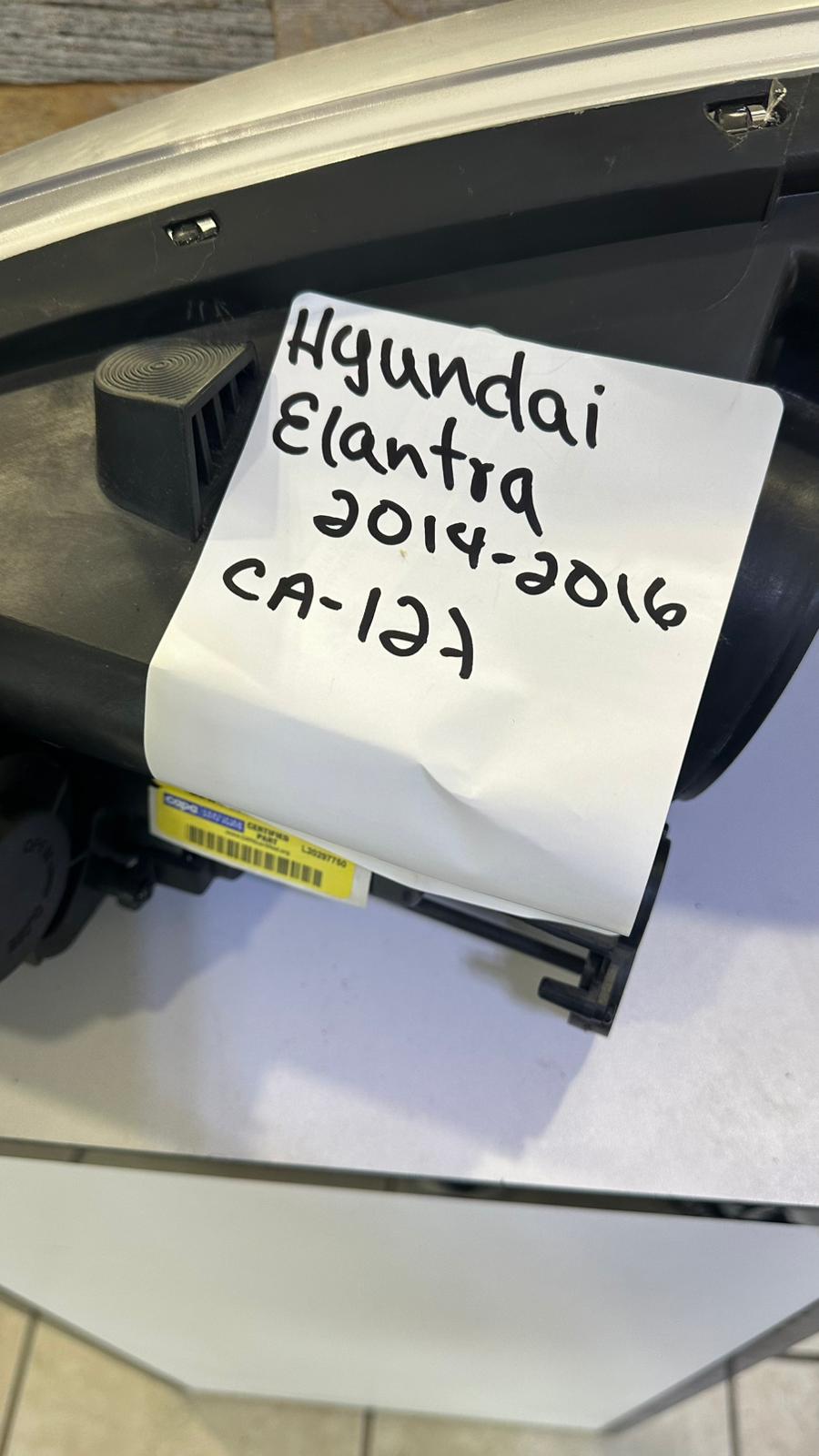 HYUNDAI ELANTRA 2014-2016 Passenger Headlamp assy composite USA Built; w/LED Position Lamp