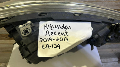 HYUNDAI ACCENT 2015-2017 Driver Headlamp assy composite