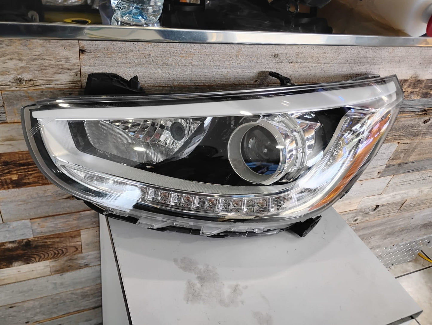 HYUNDAI ACCENT 2012-2019 Driver Headlamp assy composite LED; Proj Type NO DAYLIGHT RUNNING