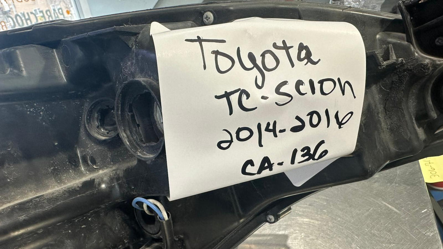 TOYOTA TC SCION 2014-2016 Base Coupe 2-Door DRIVER HEADLAMP