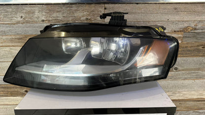 AUDI A4 2009-2012 Driver Headlamp assy composite Sedan/Wagon; Halogen