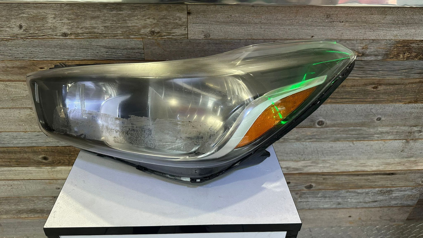 CHEVROLET SPARK 2016-2022 Driver Headlamp assy composite Halogen; w/o Black Trim