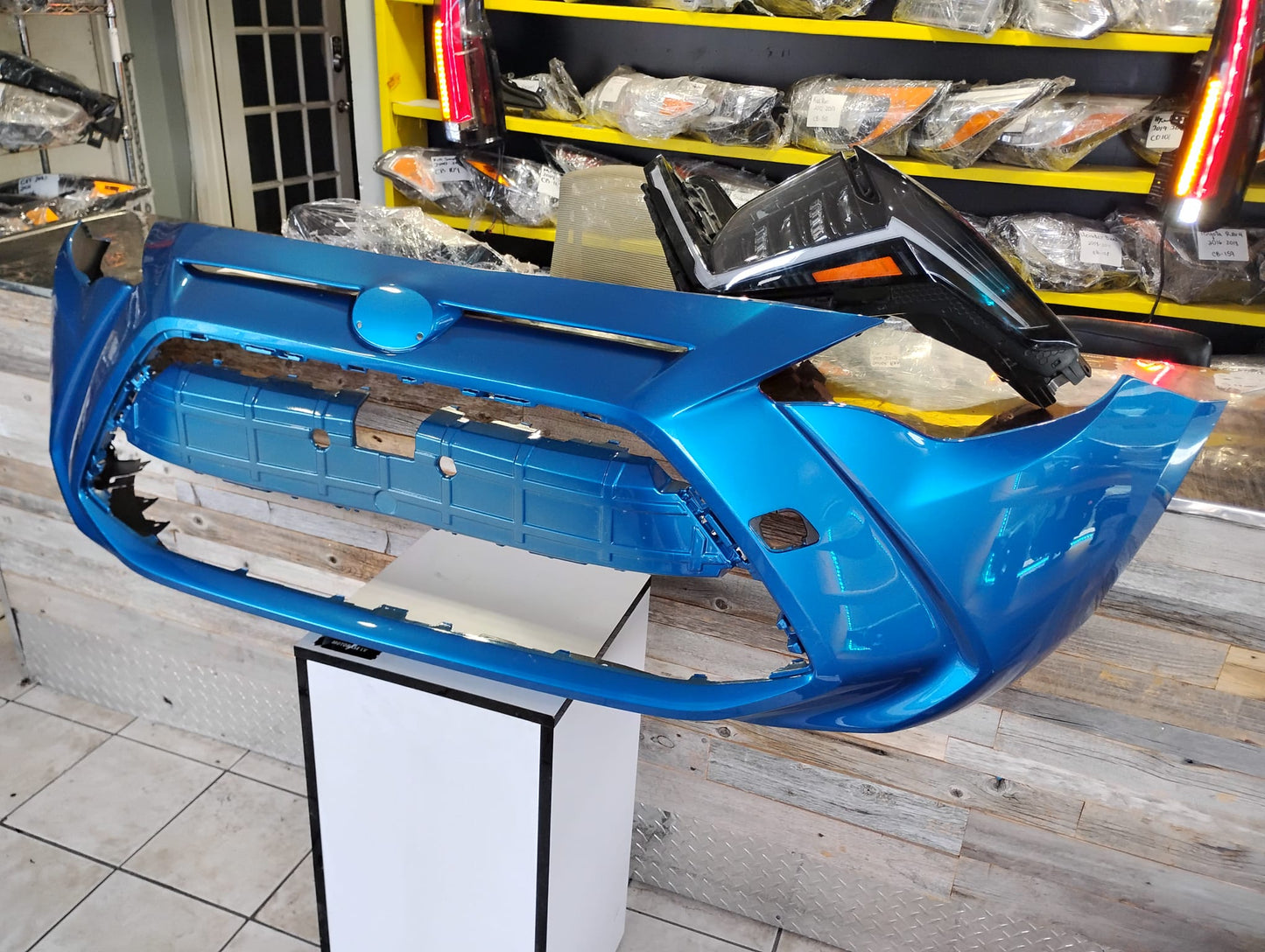 TOYOTA YARIS  iA 2016 2020 Front bumper cover R-DOT; Sedan; prime