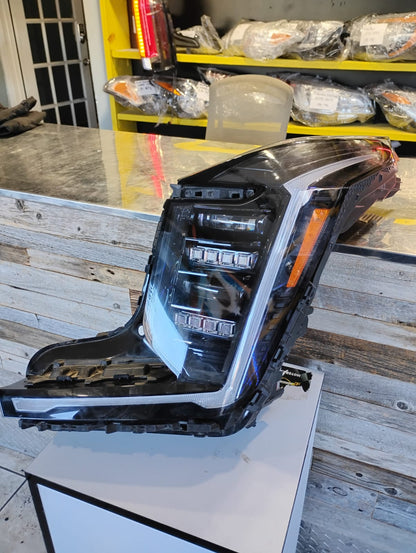 KIA EV9 Headlight driver 2024-2025 Korea Built; Left; w/o Small Cube Lamps.