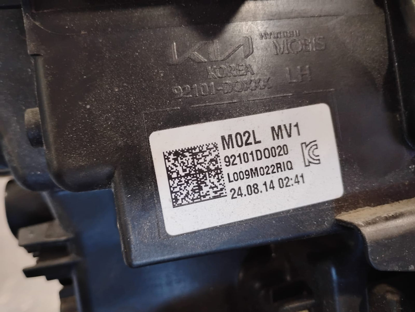 KIA EV9 Headlight driver 2024-2025 Korea Built; Left; w/o Small Cube Lamps.