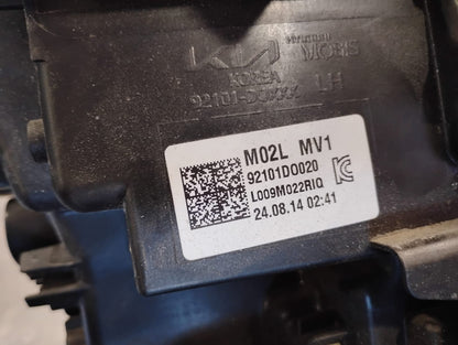 KIA EV9 Headlight driver 2024-2025 Korea Built; Left; w/o Small Cube Lamps.