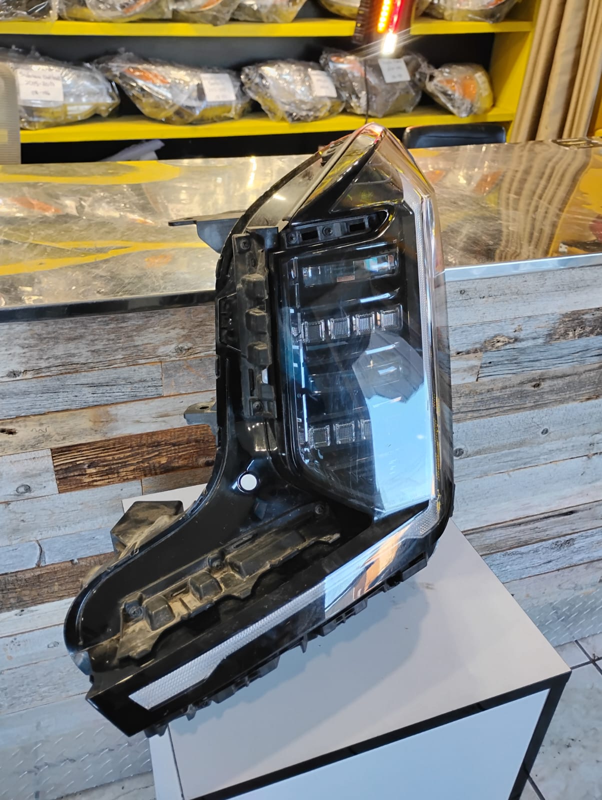 KIA EV9 Headlight driver 2024-2025 Korea Built; Left; w/o Small Cube Lamps.