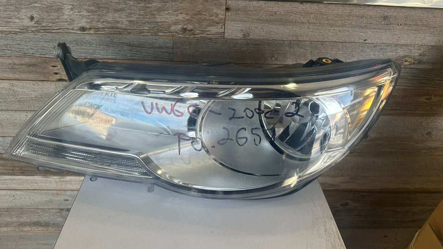 VOLKSWAGEN TIGUAN 2009-2011 Passenger Headlamp assy composite Halogen