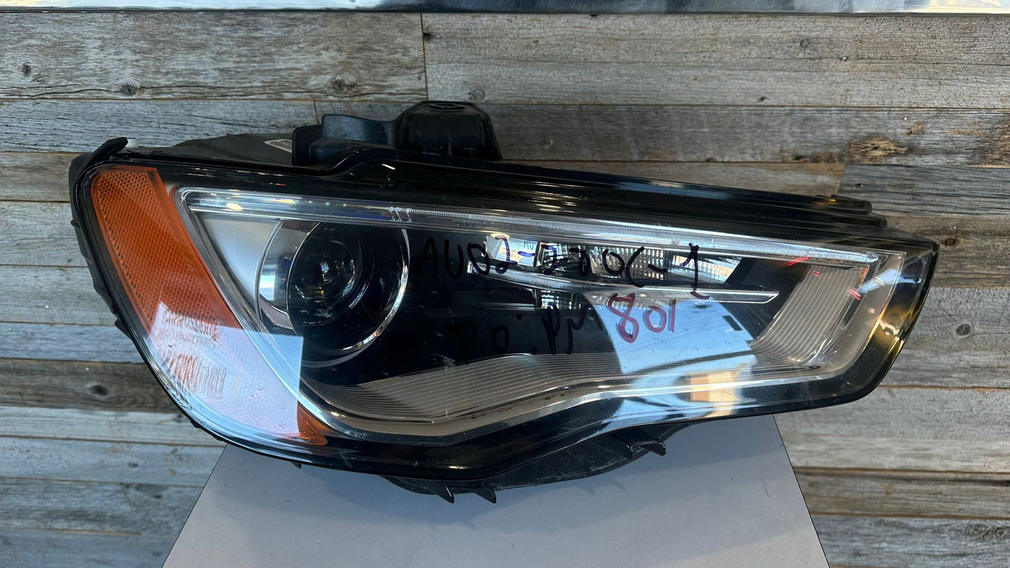 AUDI A3 2015-2016 Passenger Headlamp assy composite Xenon; w/o Curve Lighting