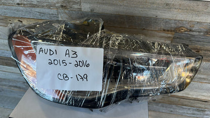 AUDI A3 2015-2016 Passenger Headlamp assy composite Xenon; w/o Curve Lighting